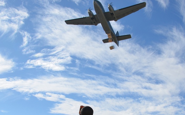 Forward Operating Base Lightning receives air resupply