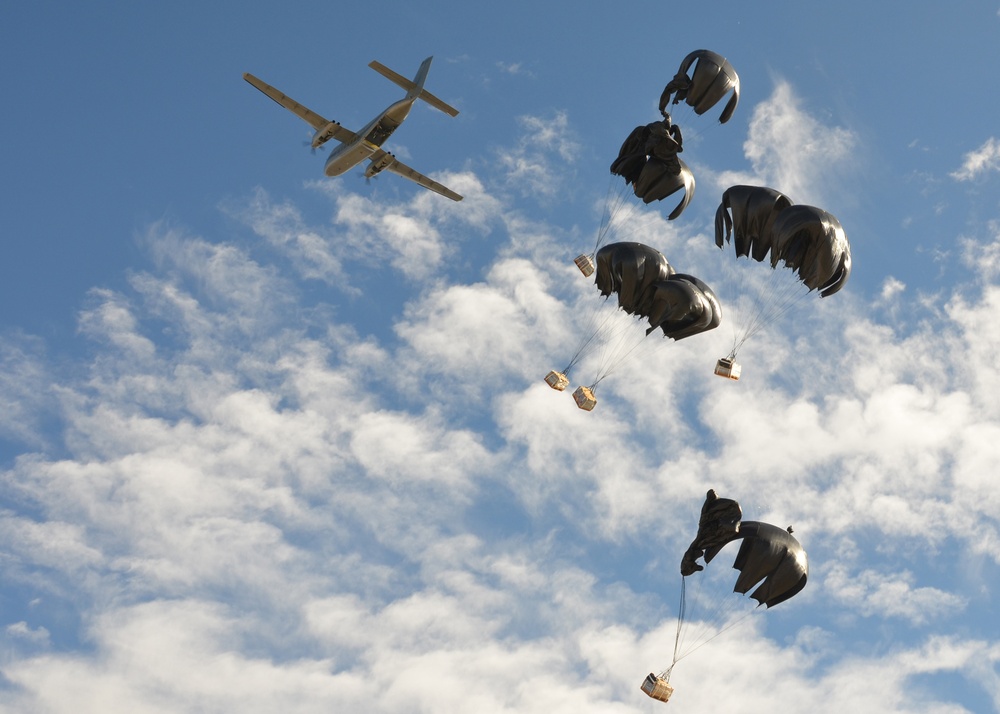 Forward Operating Base Lightning receives air resupply