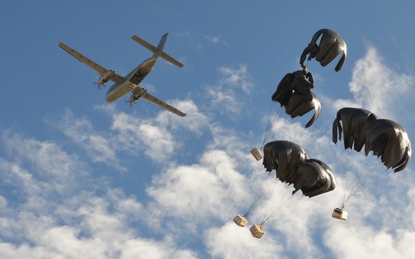 Forward Operating Base Lightning receives air resupply