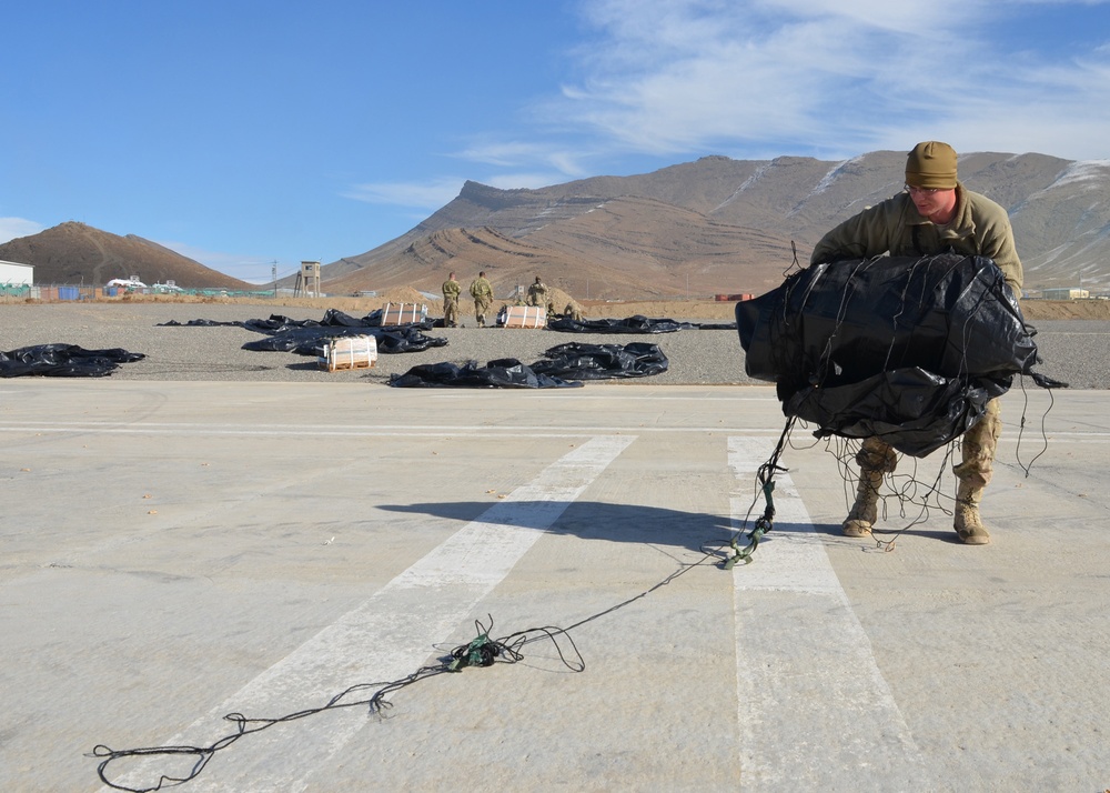 Forward Operating Base Lightning receives air resupply