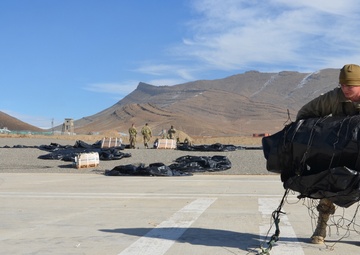Forward Operating Base Lightning receives air resupply