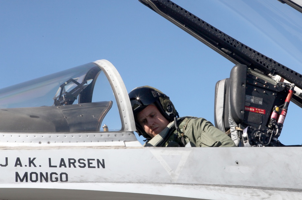 Pilot royally serves alongside Marines