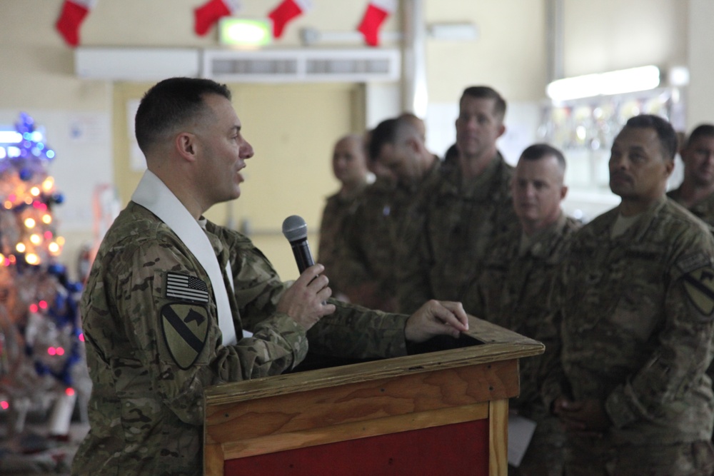 Candle light vigil on Christmas Eve