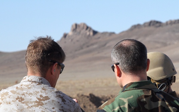 MARSOC Commander spends holidays with troops