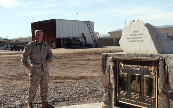 MARSOC Commander spends holidays with troops