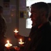 Candle light vigil on Christmas Eve
