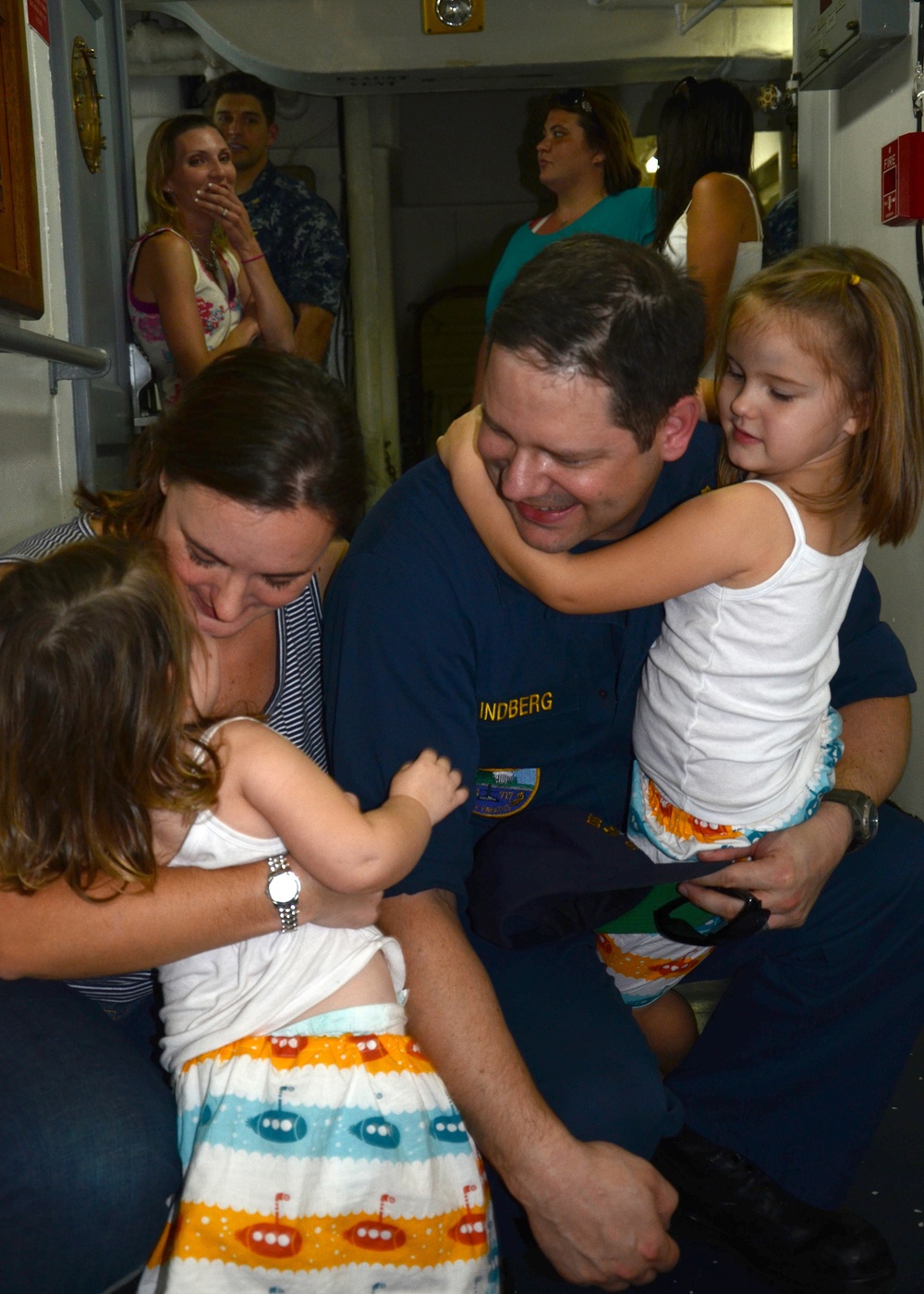 USS Olympia sailors reunite with family