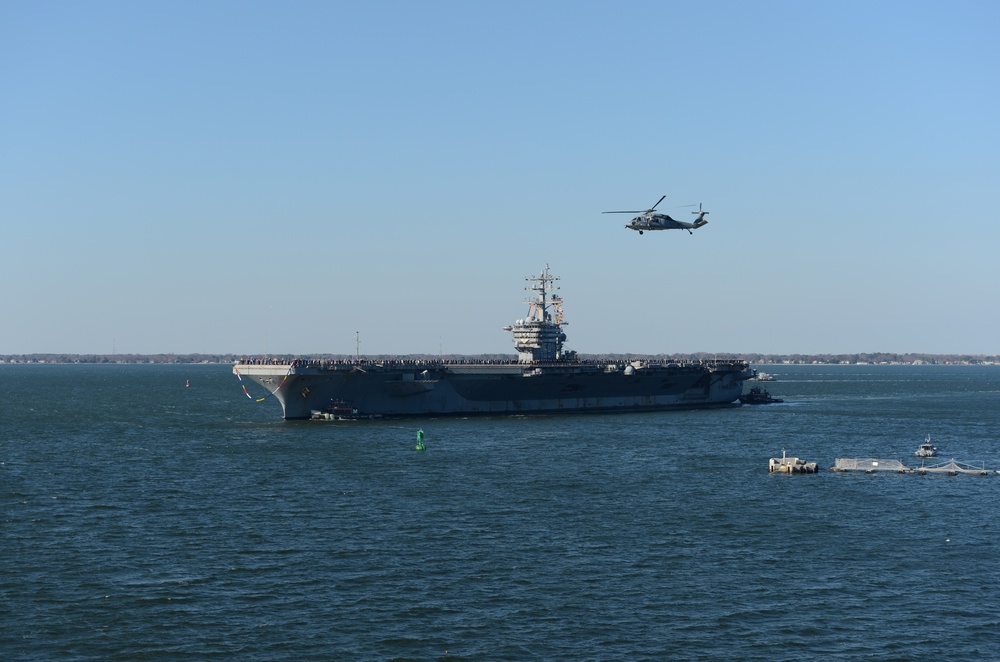 Carriers return to Norfolk