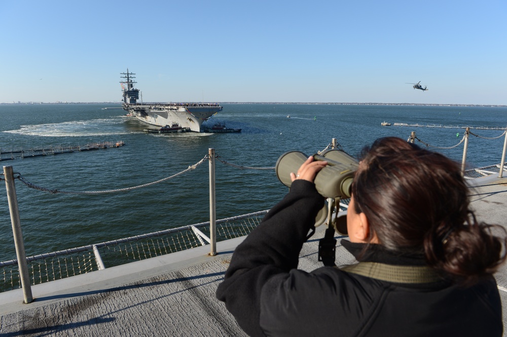 Carriers return to Norfolk