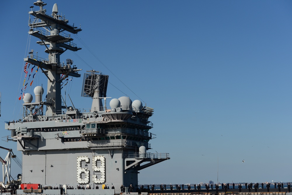 Carriers return to Norfolk