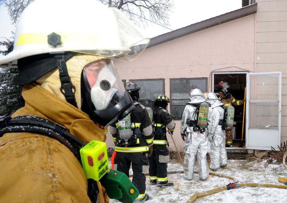 Firefighters unite for training