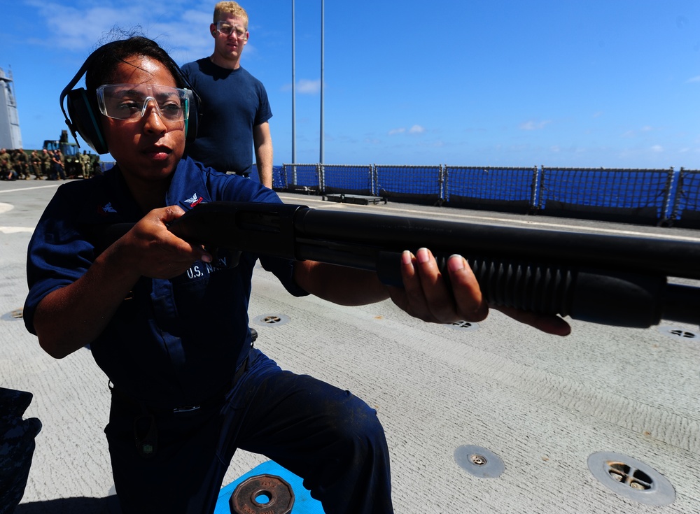 Firing range practice