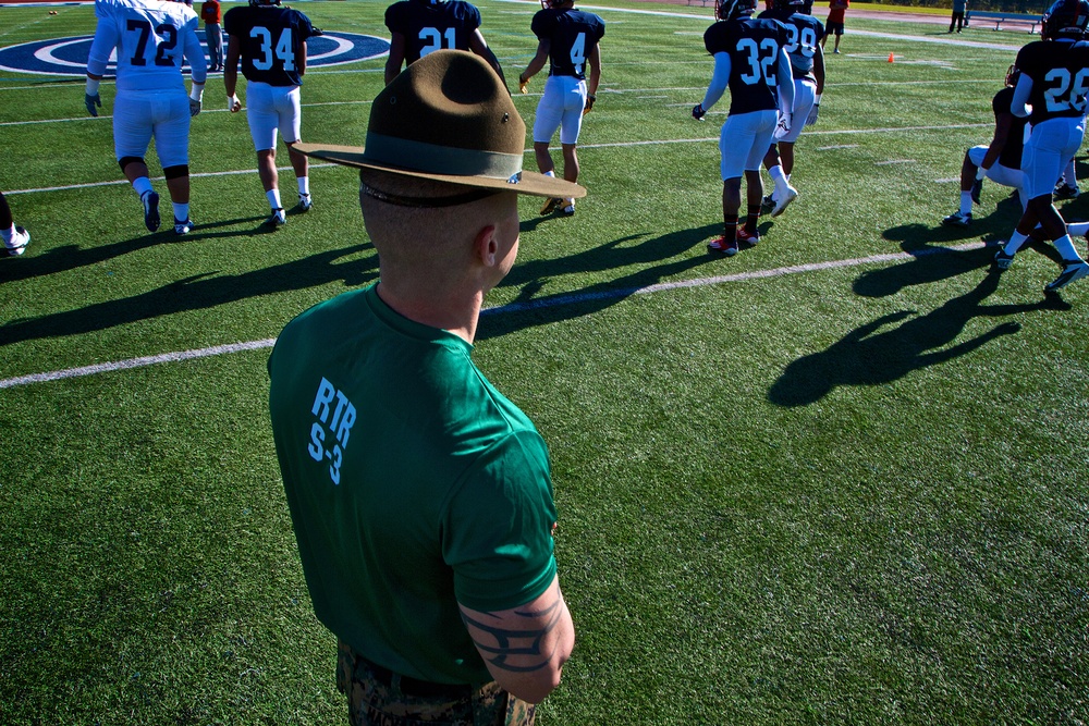 Semper Fidelis All-American Bowl - East team practice, Day 1