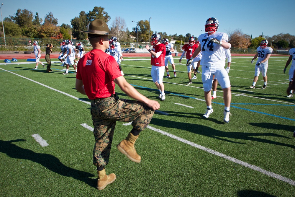 Semper Fidelis All-American Bowl - East team practice, Day 1