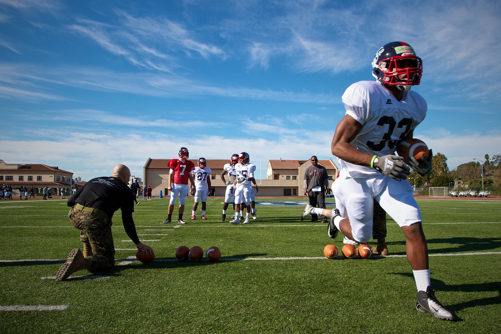 Semper Fidelis All-American Bowl - East team practice, Day 1