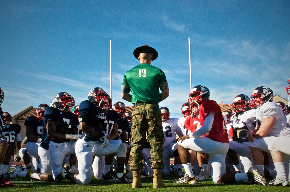 Semper Fidelis All-American Bowl - East team practice, Day 1