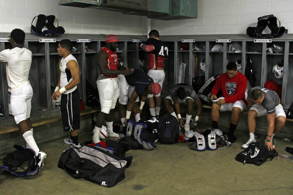 Semper Fidelis All-American Bowl - West team practice, Day 1