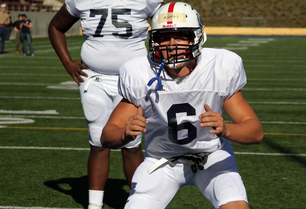 Semper Fidelis All-American Bowl West team practice, Day 1