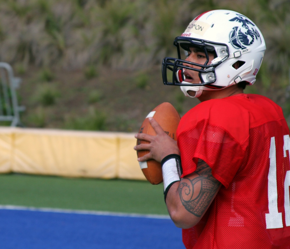 Semper Fidelis All-American Bowl West team practice, Day 2