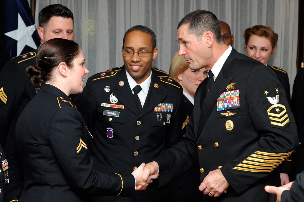 EUCOM Holiday reception