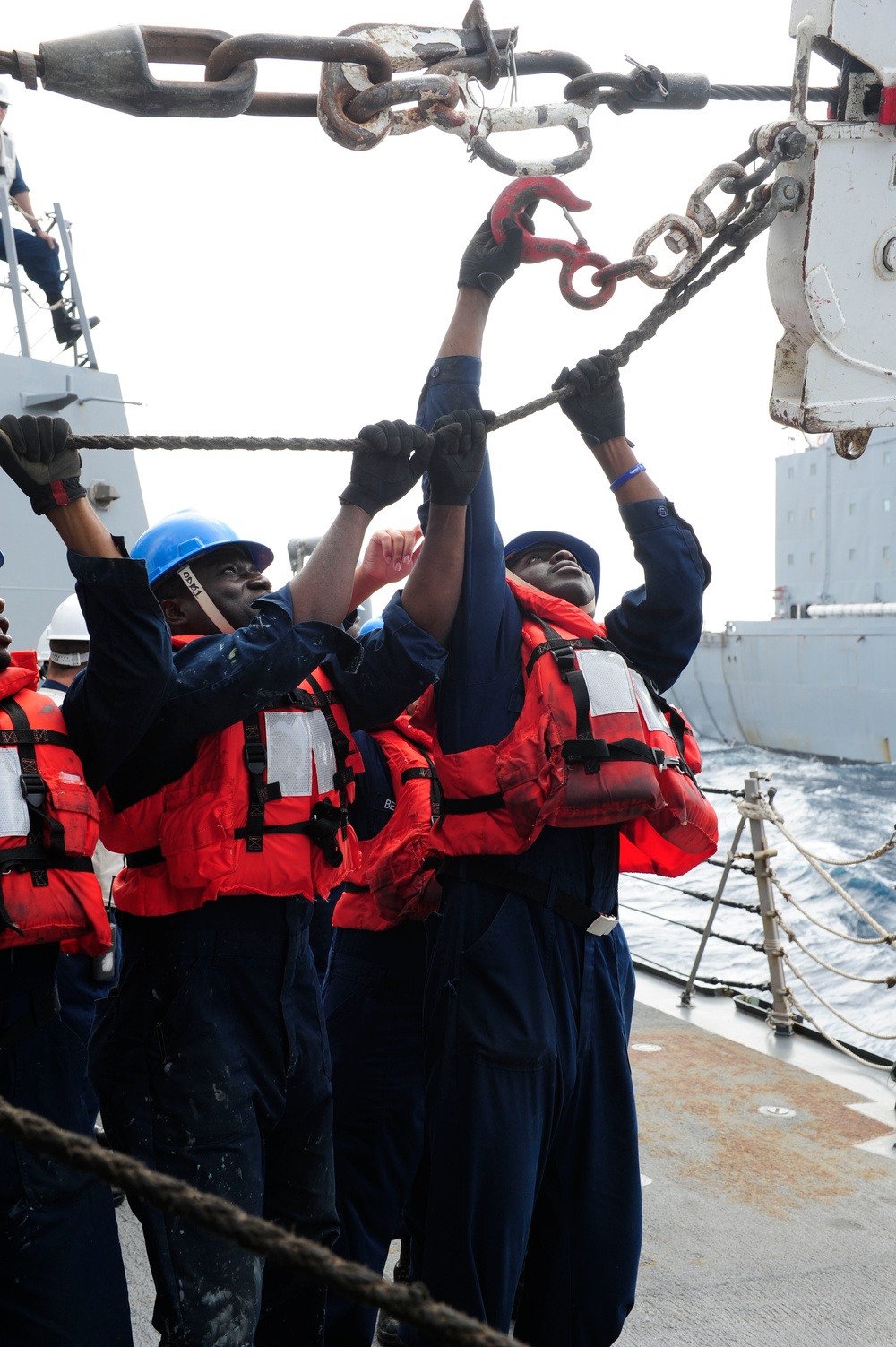 USS Farragut replenishment