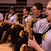 Saxaphones practice 'The Army Song'
