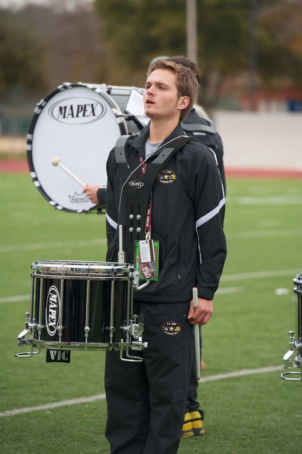 Army All American Bowl Marching Band preparation