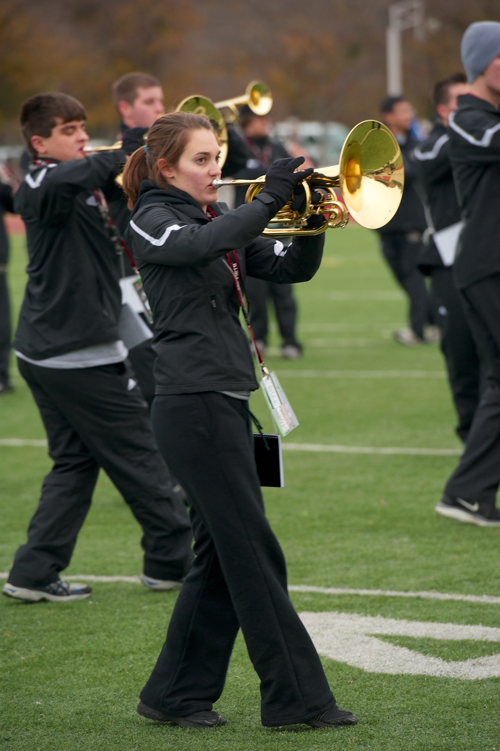 Army All American Bowl Marching Band preparation