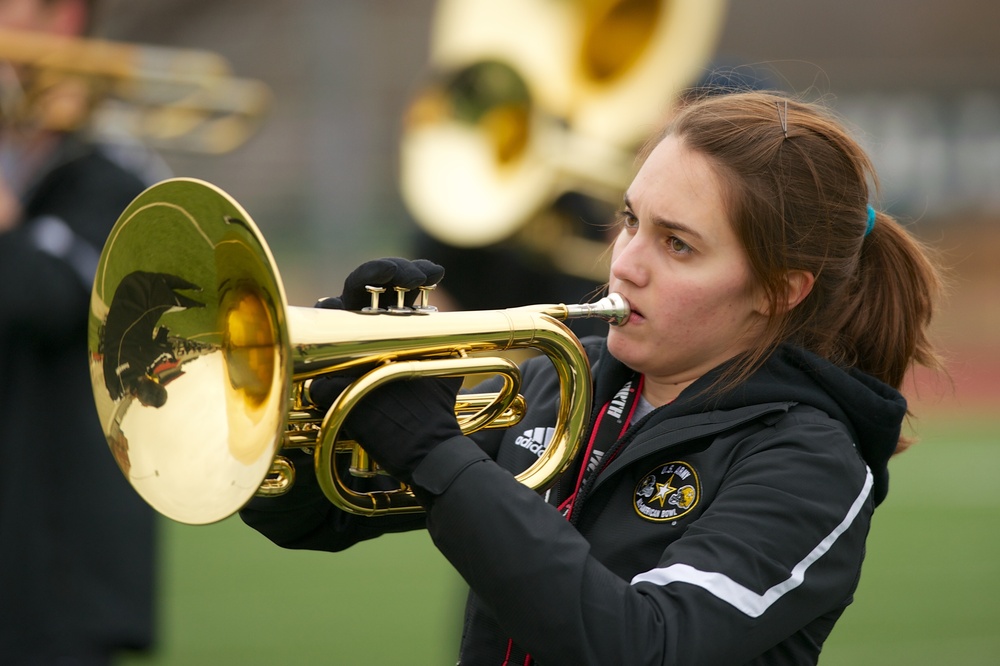 Army All American Bowl Marching Band preparation