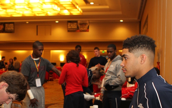 Semper Fidelis All-American Bowl West team practice, Day 3