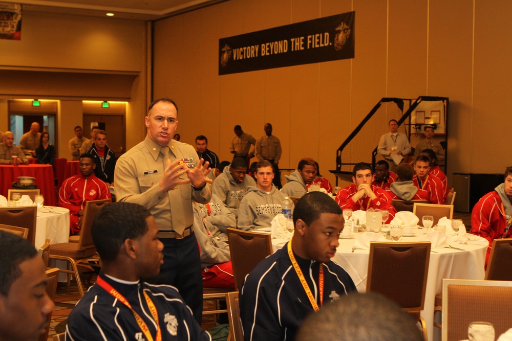 Semper Fidelis All-American Bowl West team practice, Day 3