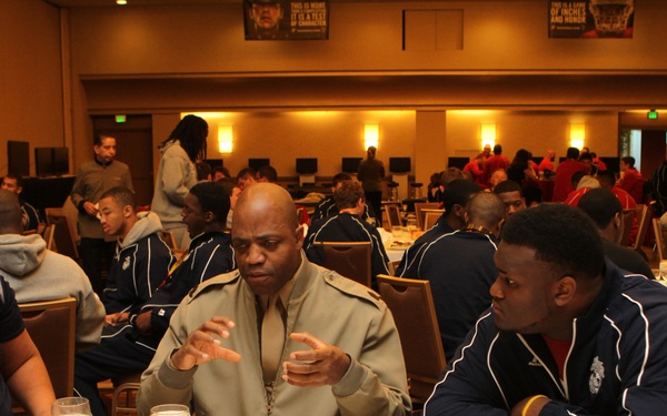 Semper Fidelis All-American Bowl West team practice, Day 3
