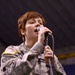 SFC Boucher sings in the Alamodome
