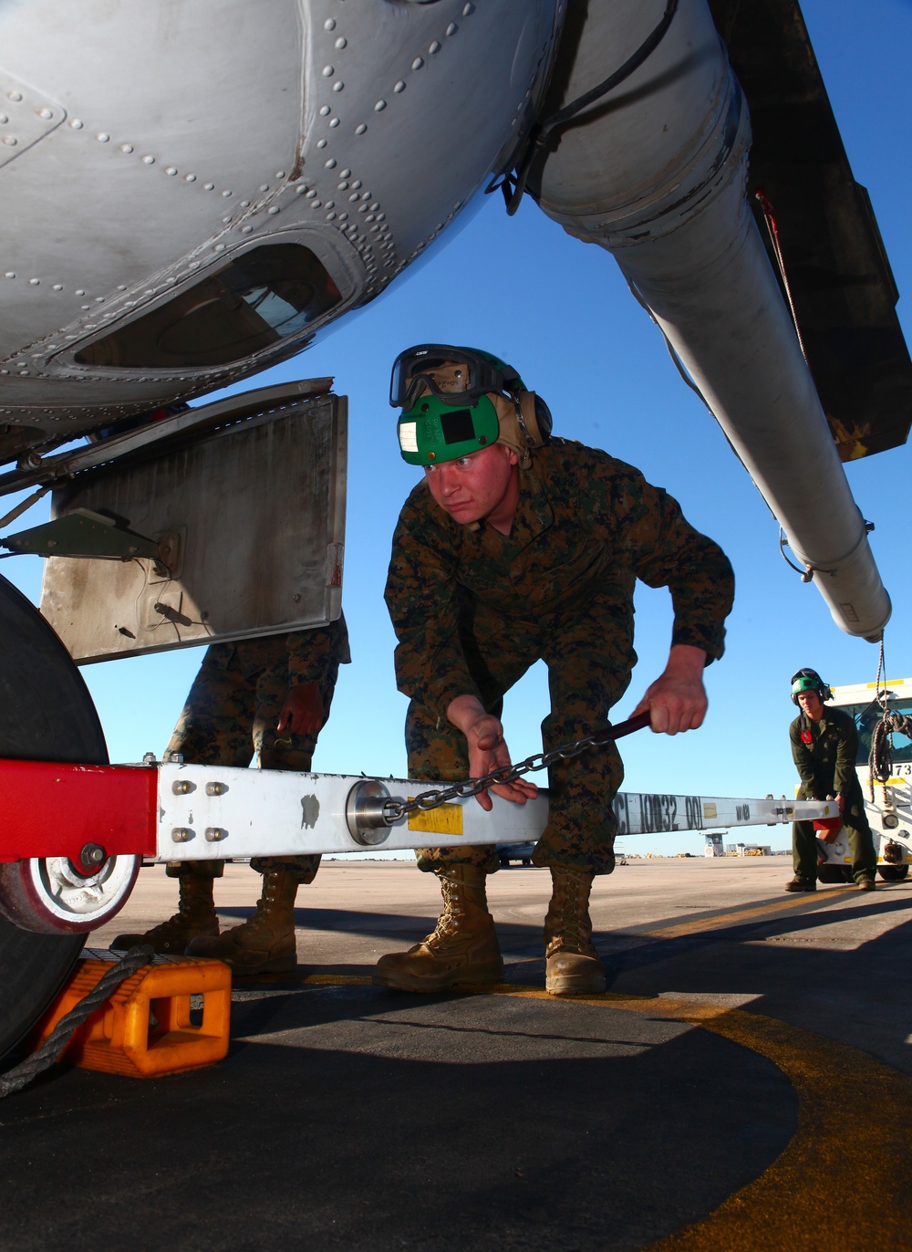 Maintaining for lives; Warhorses ensure aircraft operate right for flight