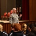 Maj. Gen. Smith speaks with the U.S. Army All-American Band