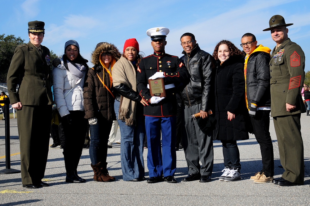 RSS Miami, Fla., Marine recognized as platoon Honor Graduate