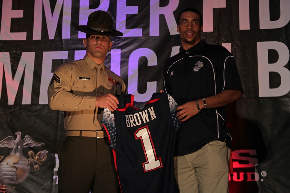 Semper Fidelis All-American Bowl jersey presentation