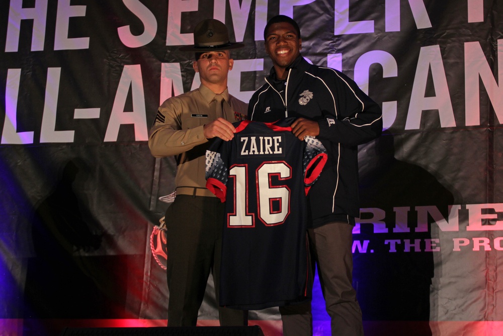 Semper Fidelis All-American Bowl jersey presentation
