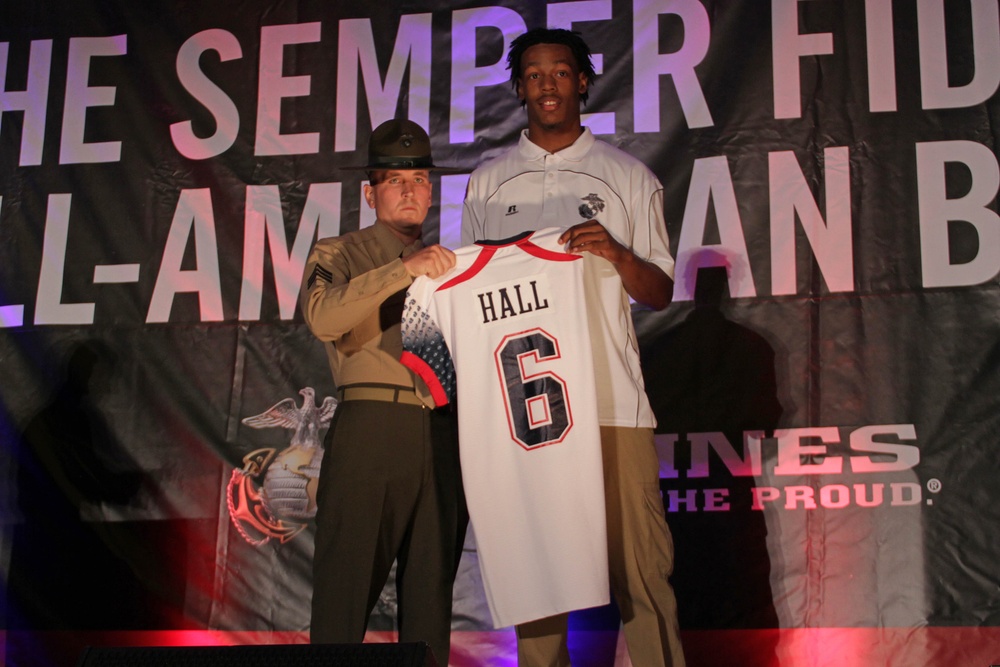Semper Fidelis All-American Bowl jersey presentation