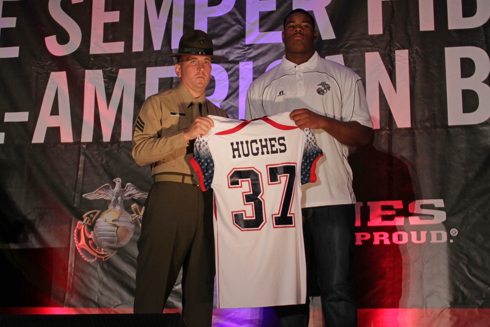 Semper Fidelis All-American Bowl jersey presentation