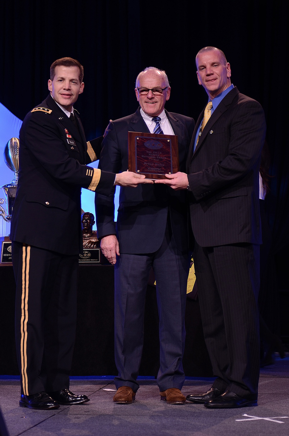 Lt. Gen. Talley Gives National Coach Award