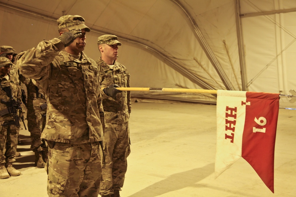 Havoc Troop, 1st Squadron, 91st Cavalry Regiment, 173rd Airborne Brigade Combat Team change of command ceremony