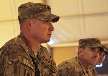 Havoc Troop, 1st Squadron, 91st Cavalry Regiment, 173rd Airborne Brigade Combat Team Change of Command ceremony