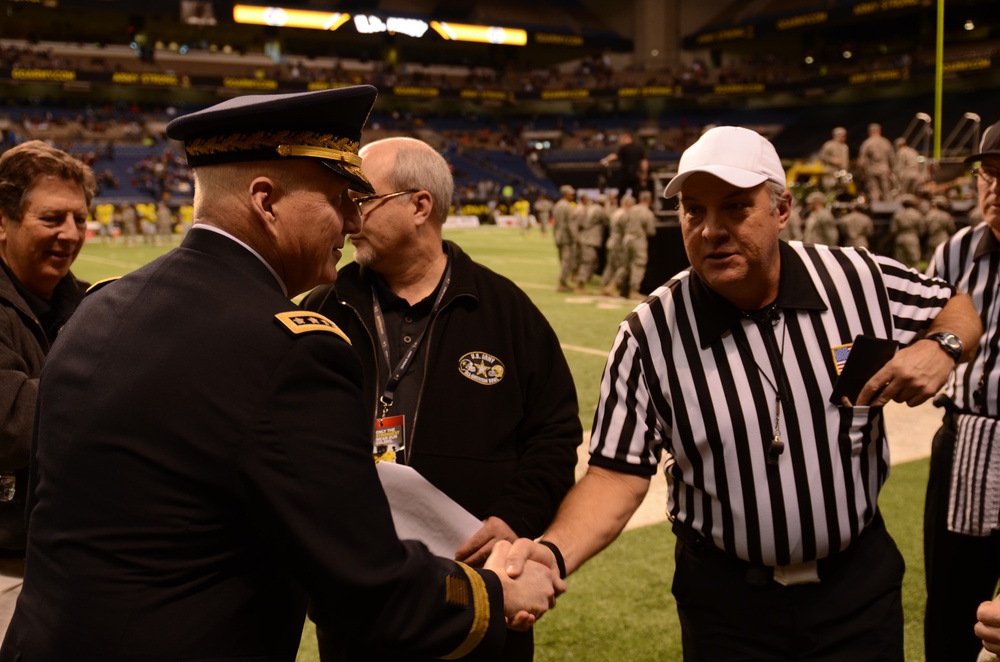 Gen. Cole Hands off the coin