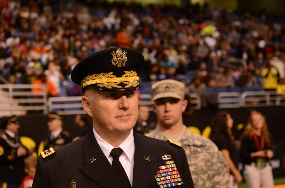 Gen. Cole Watches the All-American Bowl