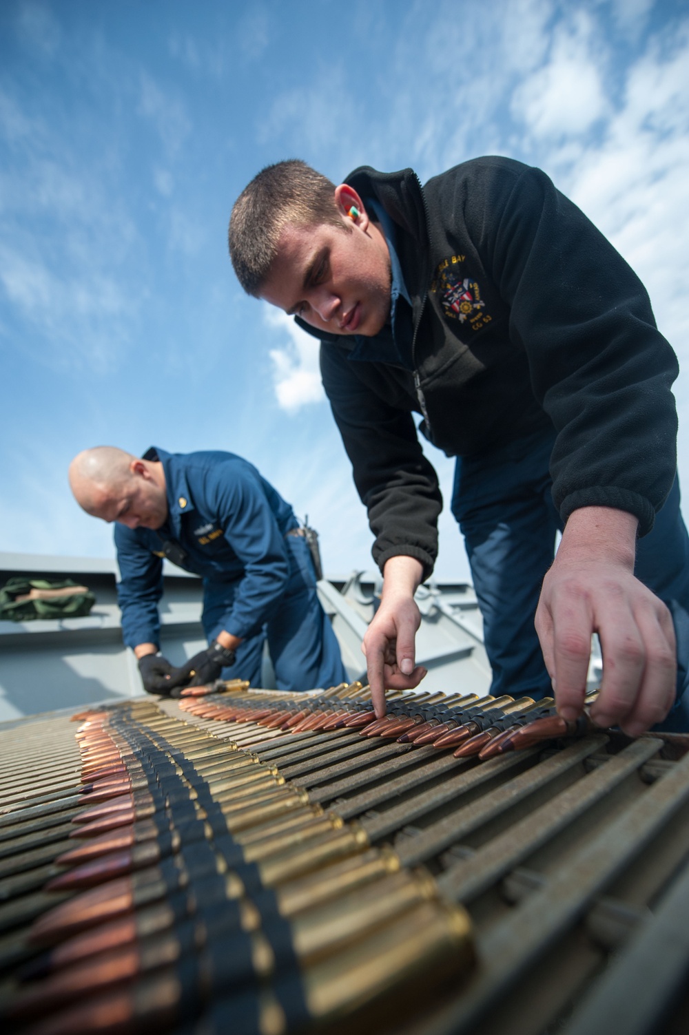 USS Mobile Bay action