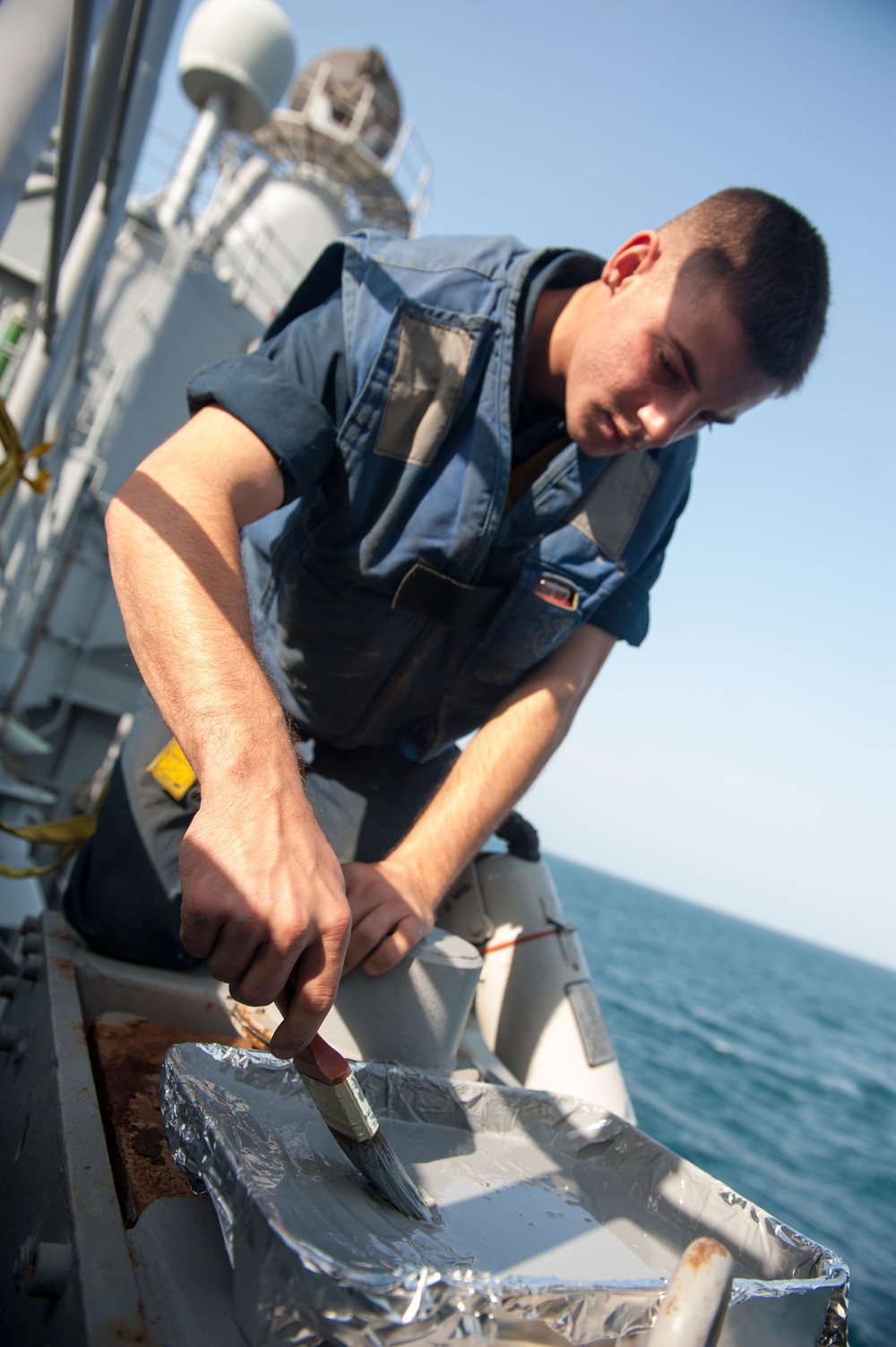 USS Mobile Bay action