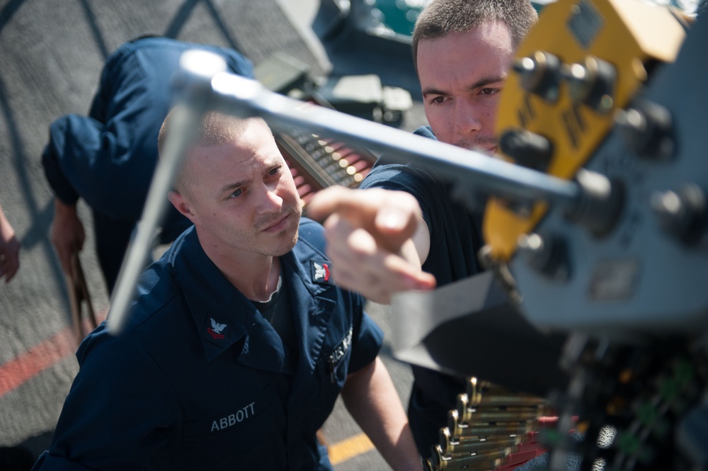 USS Mobile Bay action