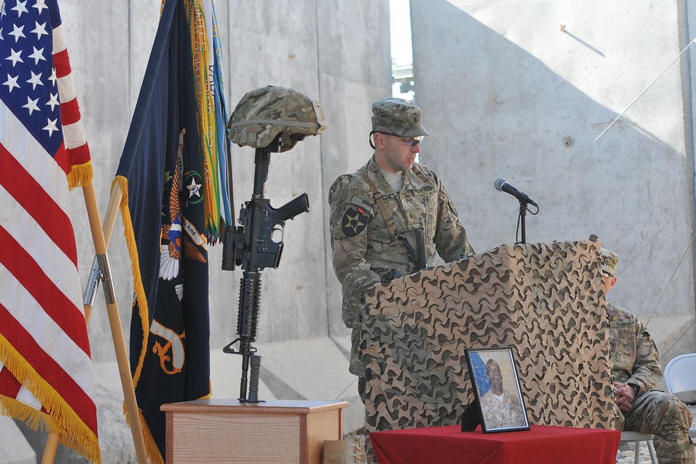 Fallen combat engineer remembered by CTF 4-2