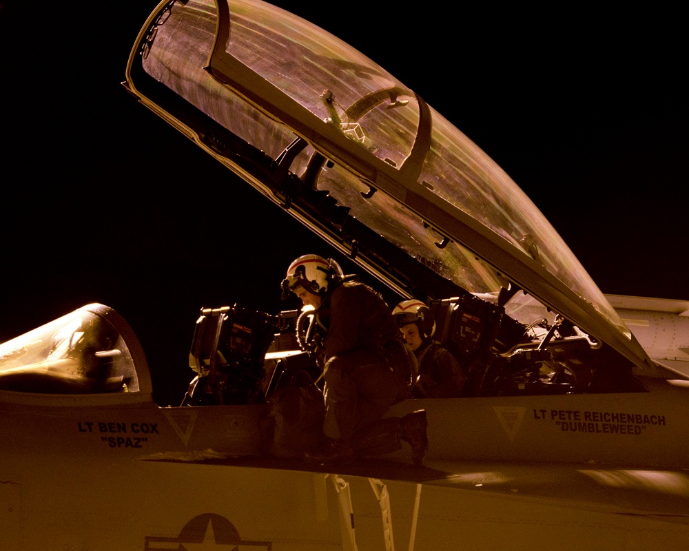 Electronic Attack Squadron (VAQ) 132 night operations